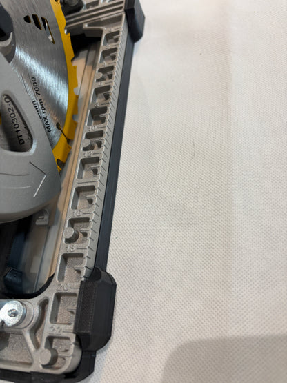 Dewalt DCS572 Adapterplatte / Gleitplatte / Schuh für Kreissäge kompatibel mit Evolution Führungsschiene