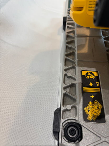 Adaptateur TOOLAX pour scie circulaire Dewalt DCS572 – Compatible avec le rail de guidage Metabo