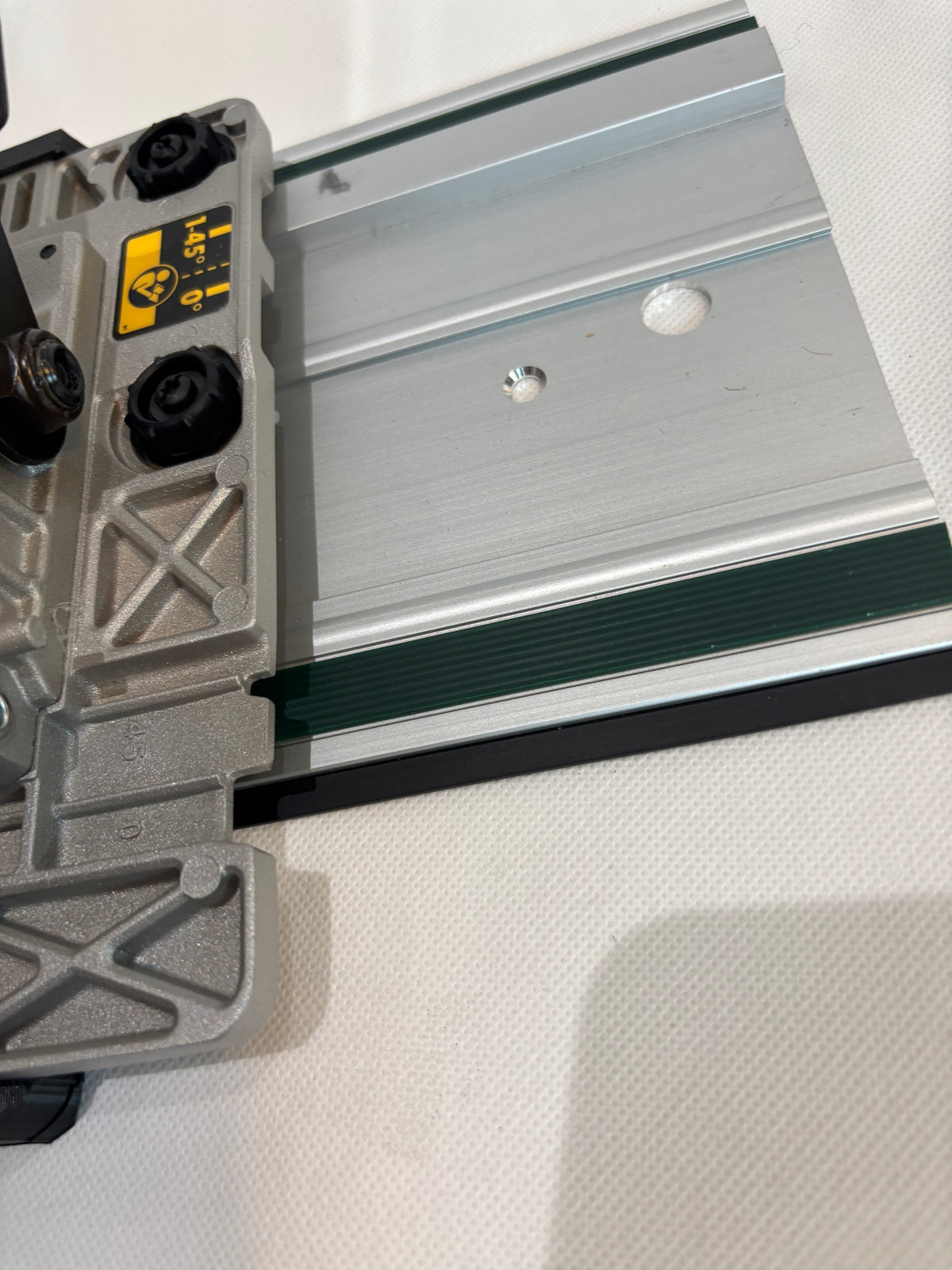 Adaptateur TOOLAX pour scie circulaire Dewalt DCS572 – Compatible avec le rail de guidage Metabo