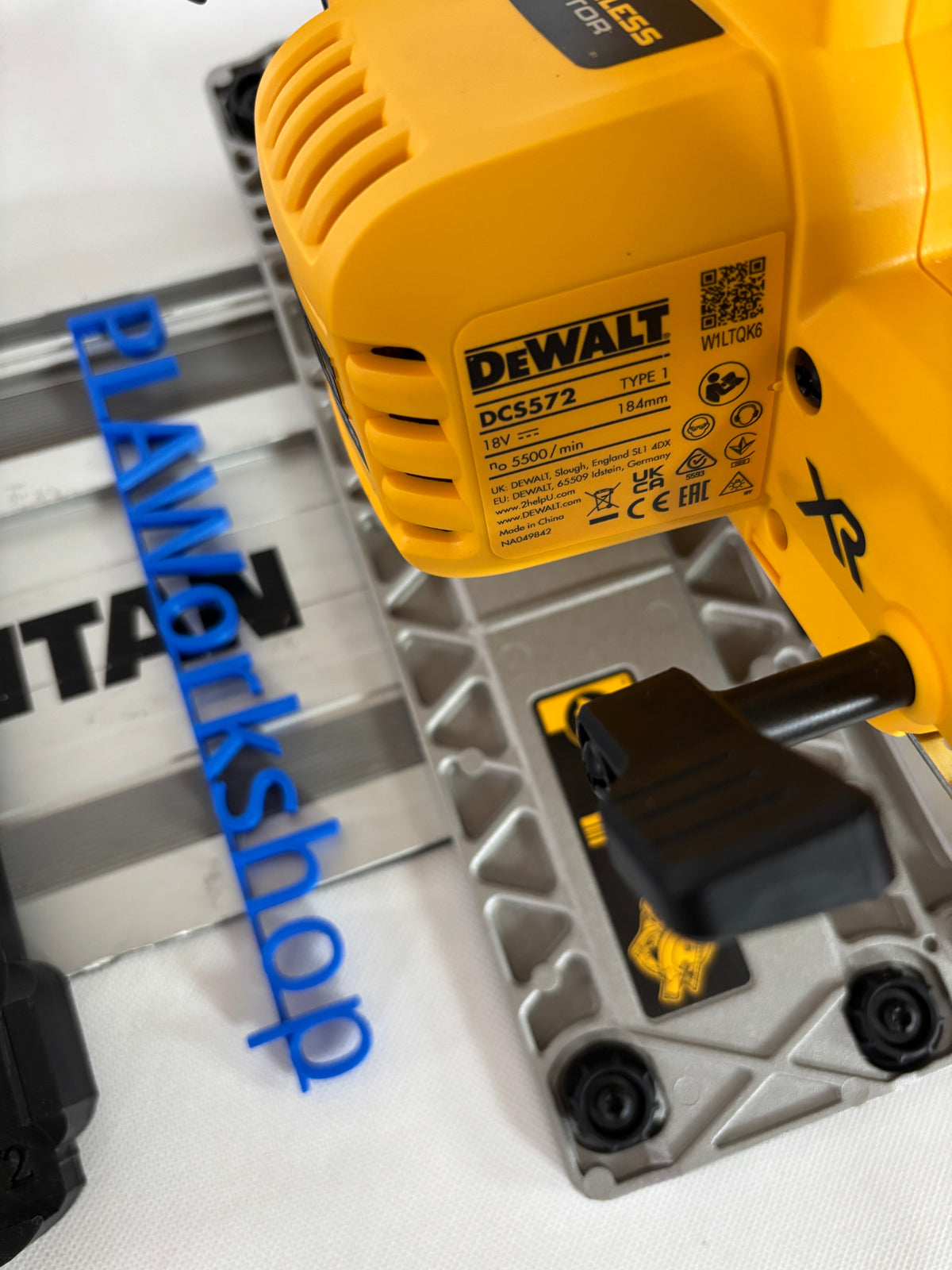 TOOLAX Adapter for Dewalt DCS572 Circular Saw – Compatible with Titan Guide Rail