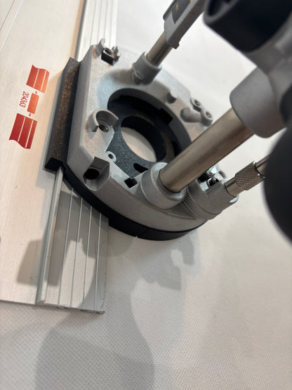 TOOLAX Adapter voor Mafell geleiderail voor Dewalt bovenfrezen: D26203, D26204 & DCW604