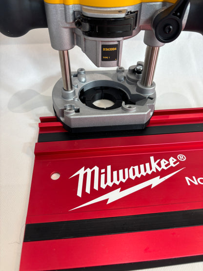 TOOLAX Adapter om Milwaukee geleiderail te monteren op Dewalt bovenfrezen: D26203, D26204 & DCW604