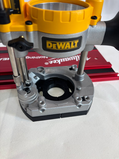 TOOLAX Adapter om Milwaukee geleiderail te monteren op Dewalt bovenfrezen: D26203, D26204 & DCW604