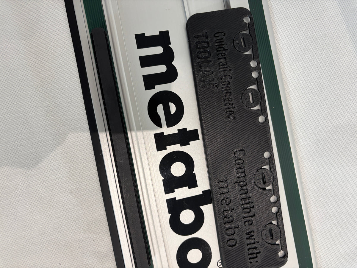 TOOLAX Connector compatible with the Metabo guide rails - Fast, Precise and Secure