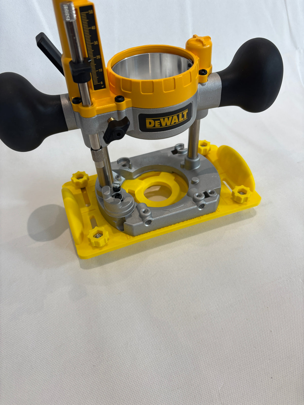 TOOLAX Adapter für Dewalt D2604 D26203 DCW604 Fräse Tauchbasis Adapter 262004 für Vorrichtung zum Herstellen von Zapfen / Schlitzzapfen / Nuten