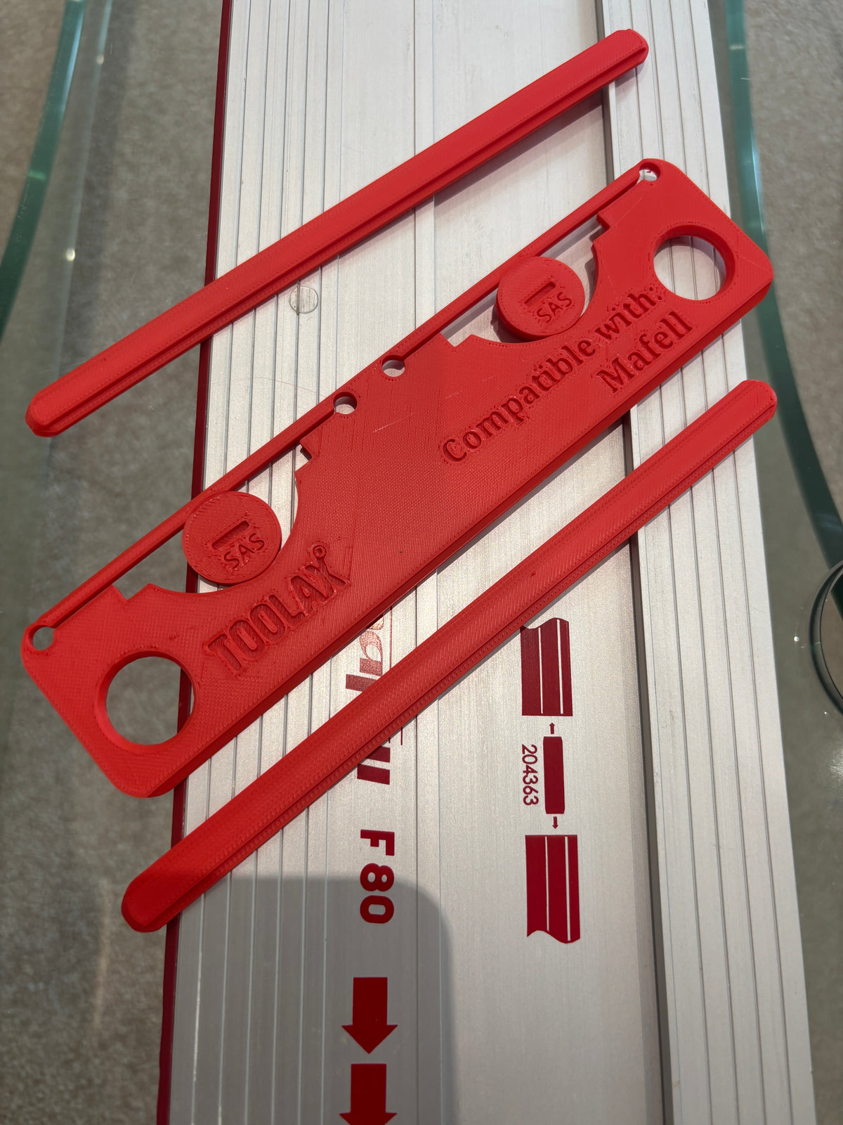TOOLAX Connector Compatible with Mafell Guide Rails (F-SV / F-VS)- Fast, Precise and Secure