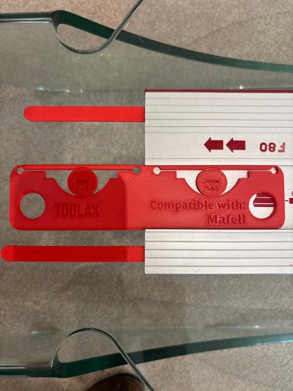 TOOLAX Connector Compatible with Mafell Guide Rails (F-SV / F-VS)- Fast, Precise and Secure