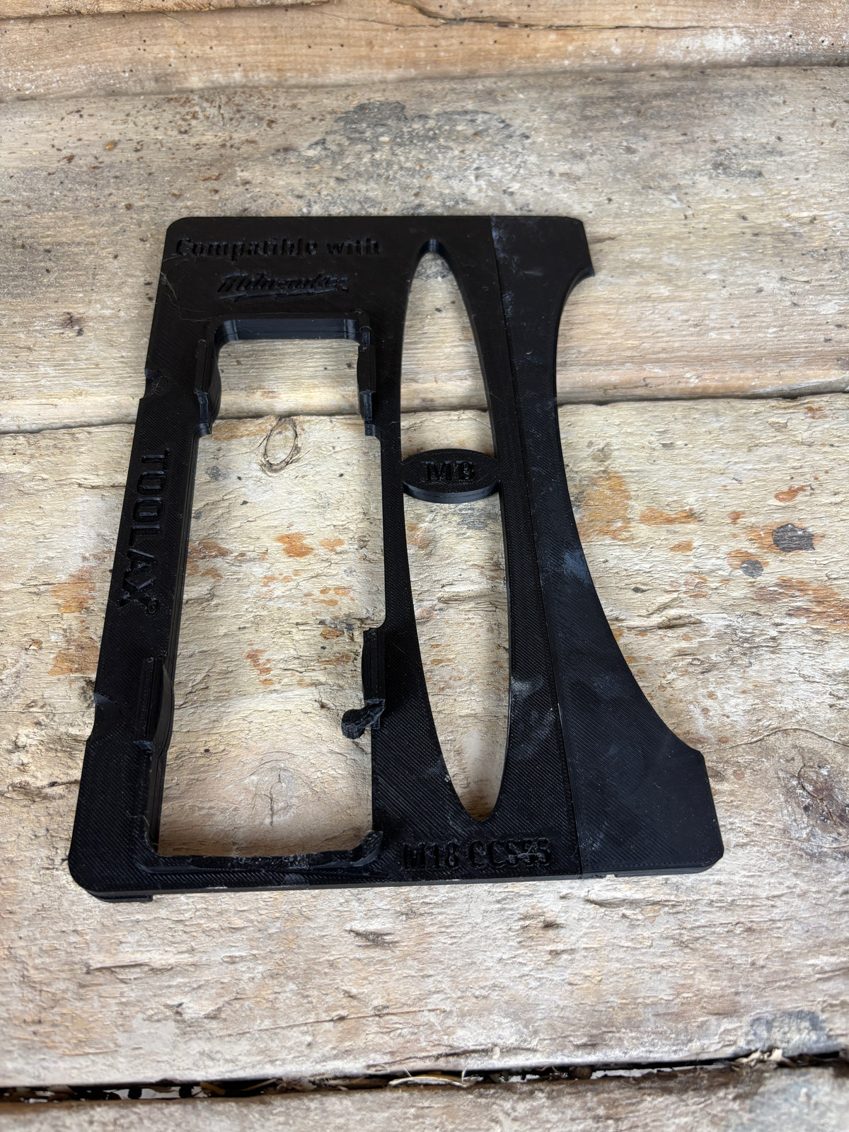 TOOLAX adaptor for Milwaukee M18 CCS55 Adaptor base / Skid plate for Circular Saw to fit Mafell Guide rail