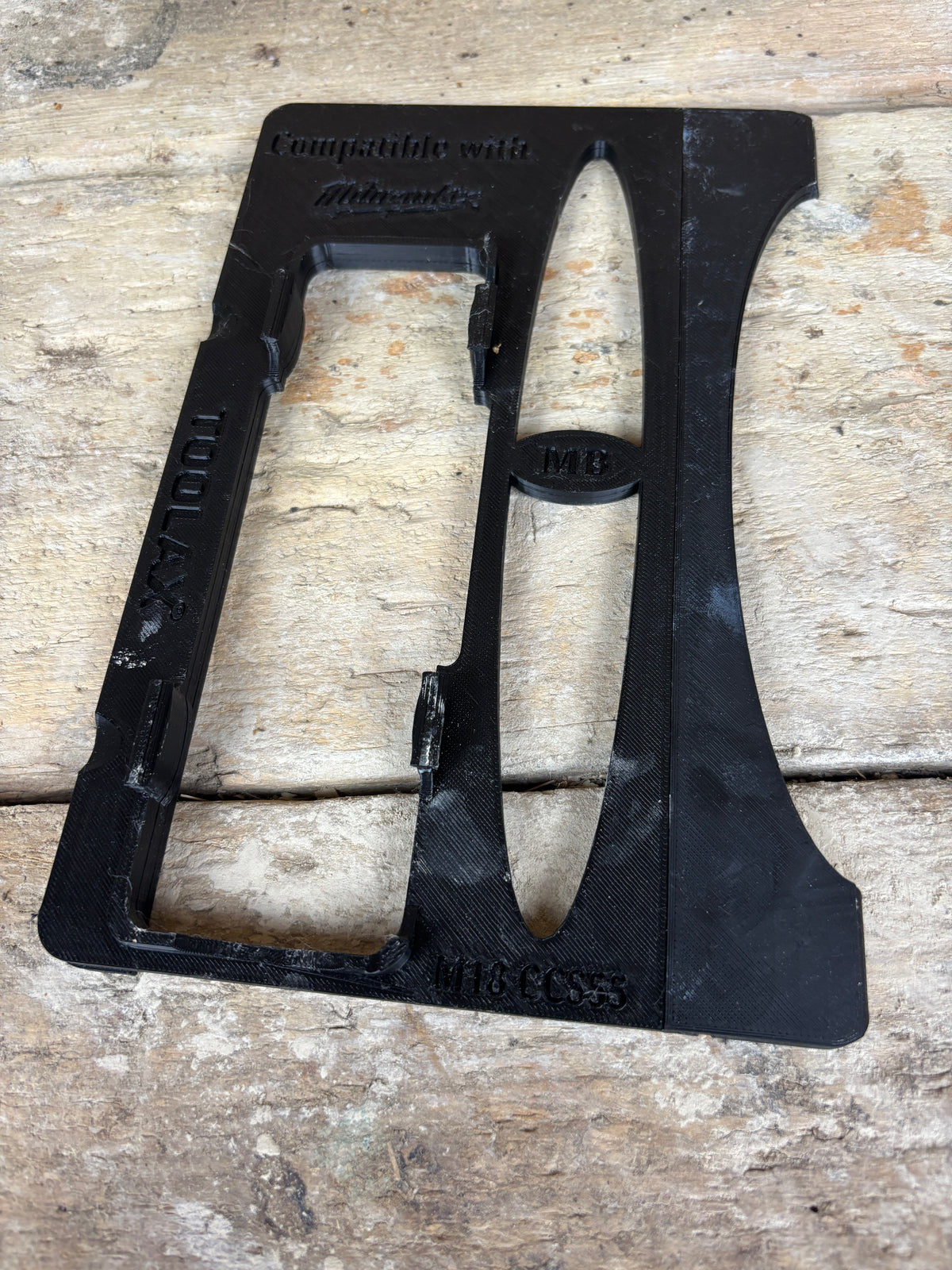 TOOLAX adaptor for Milwaukee M18 CCS55 Adaptor base / Skid plate for Circular Saw to fit Mafell Guide rail