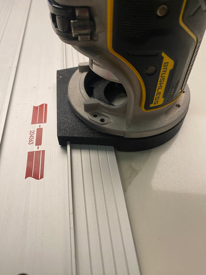 Dewalt Router DCW600 DWP611 Plunge Base Guide Rail Adapter to Mafell Bosch Track