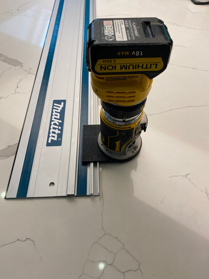 Dewalt DCW600 DWP601 Plunge Base Geleiderailadapter naar Makita Geleiderail