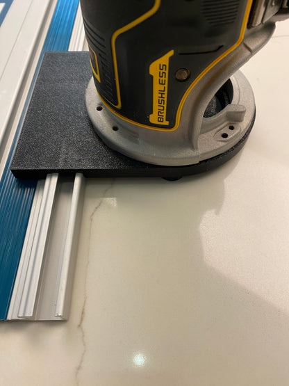 Dewalt DCW600 DWP601 Plunge Base Geleiderailadapter naar Makita Geleiderail