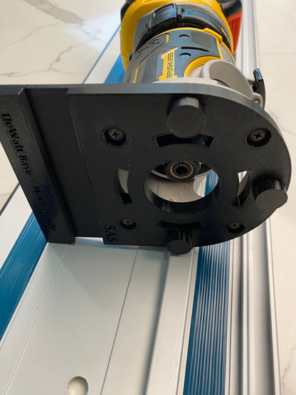 Dewalt DCW600 DWP601 Plunge Base Geleiderailadapter naar Makita Geleiderail