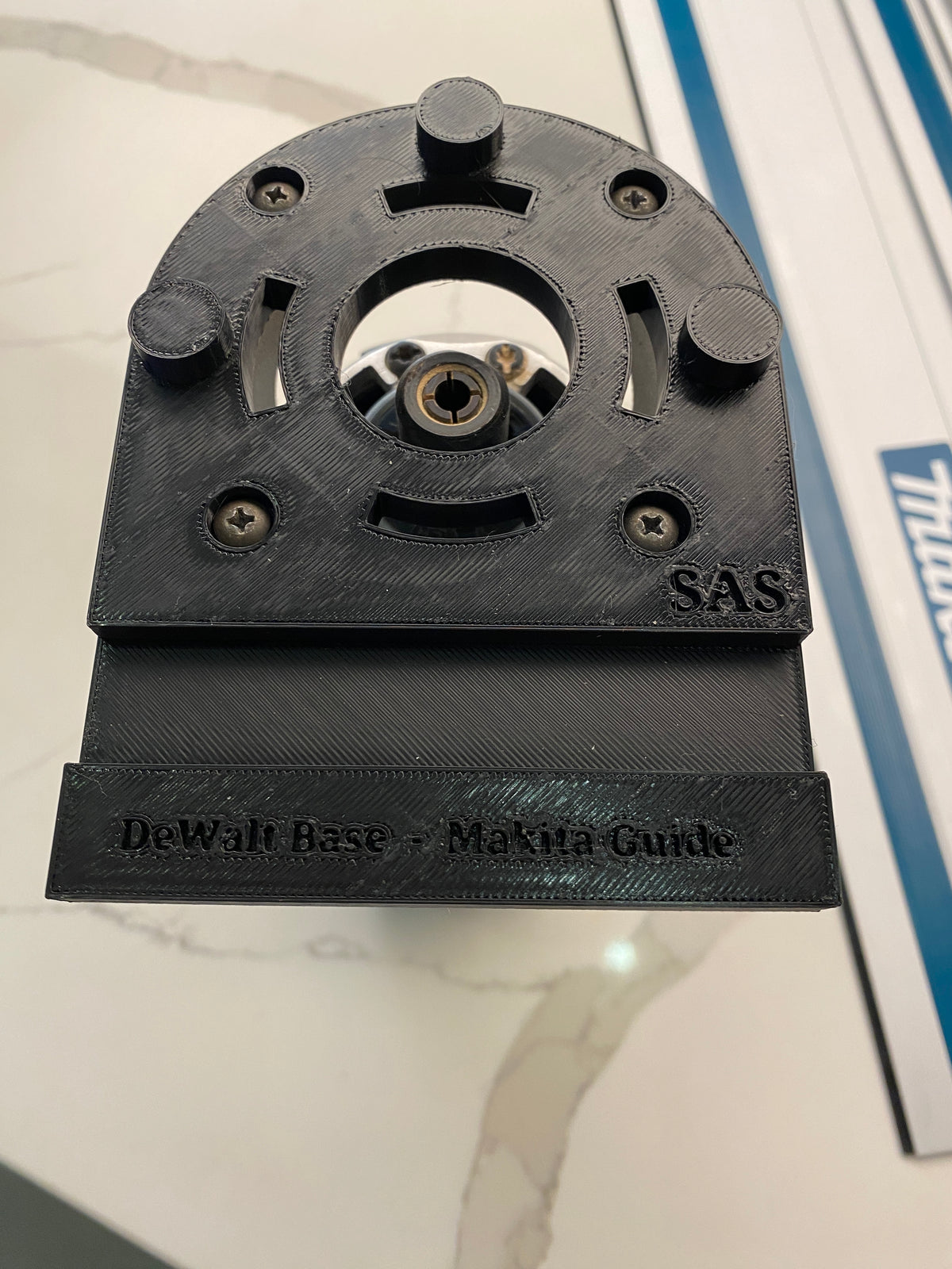 Dewalt DCW600 DWP601 Plunge Base Geleiderailadapter naar Makita Geleiderail