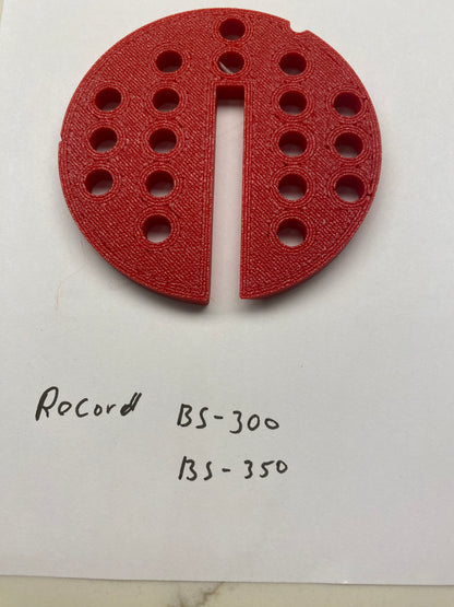 2x TOOLAX Bandzaagtafel Inzetstuk voor Record BS-300 BS-350