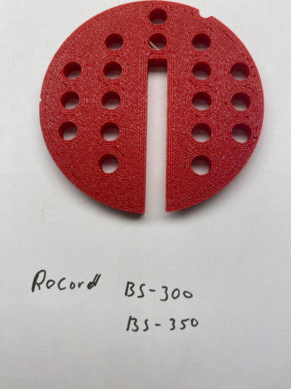 2x TOOLAX Bandzaagtafel Inzetstuk voor Record BS-300 BS-350