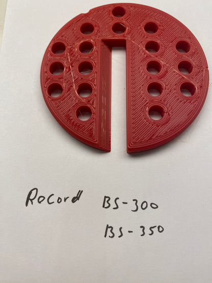2x TOOLAX Bandzaagtafel Inzetstuk voor Record BS-300 BS-350