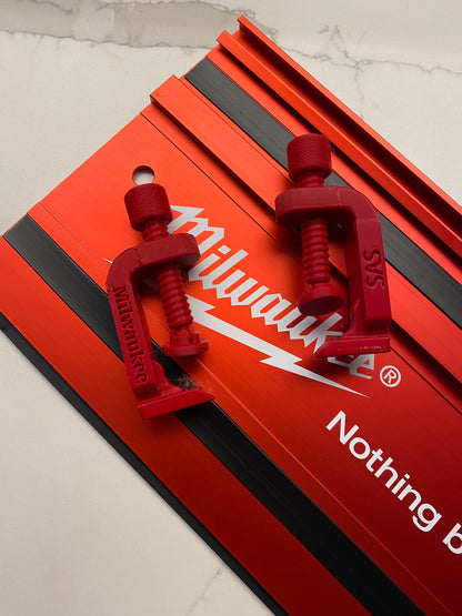 Alles-in-één klem G-stijl - compatibel met Milwaukee zaaggeleiderail