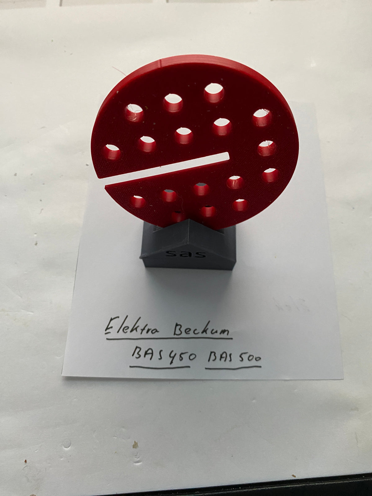2x insert de table de scie à ruban TOOLAX compatible avec Electra Beckum ou Metabo BAS 450 et 500