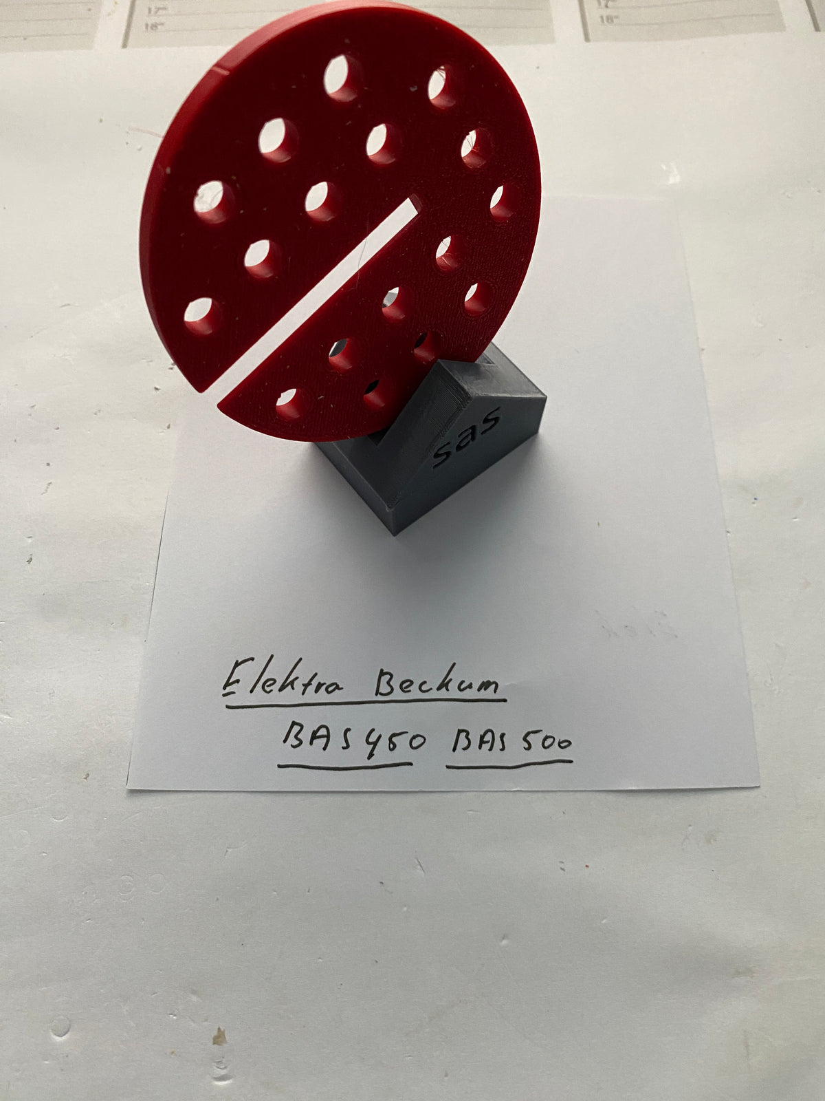 2x insert de table de scie à ruban TOOLAX compatible avec Electra Beckum ou Metabo BAS 450 et 500