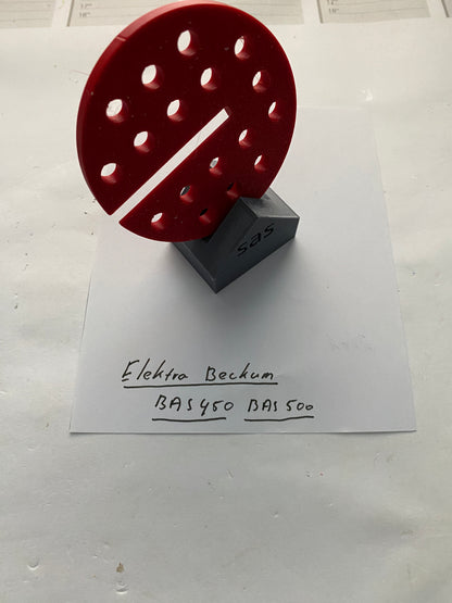 2x insert de table de scie à ruban TOOLAX compatible avec Electra Beckum ou Metabo BAS 450 et 500