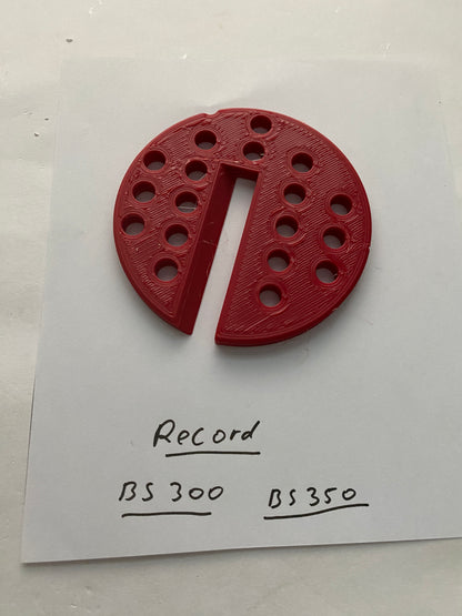 2x TOOLAX Bandzaagtafel Inzetstuk voor Record BS-300 BS-350