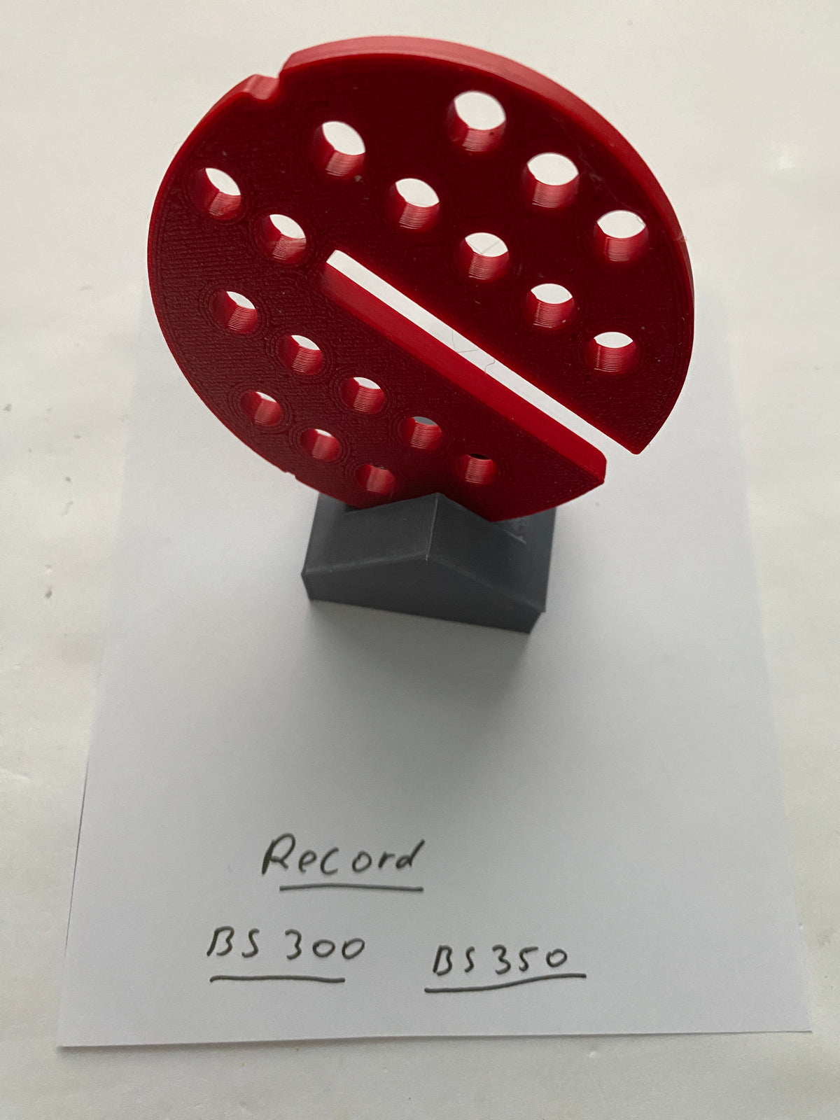 2x TOOLAX Bandzaagtafel Inzetstuk voor Record BS-300 BS-350