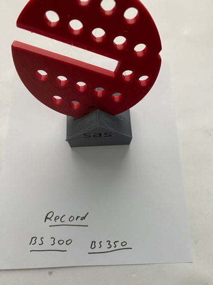 2x TOOLAX Bandzaagtafel Inzetstuk voor Record BS-300 BS-350