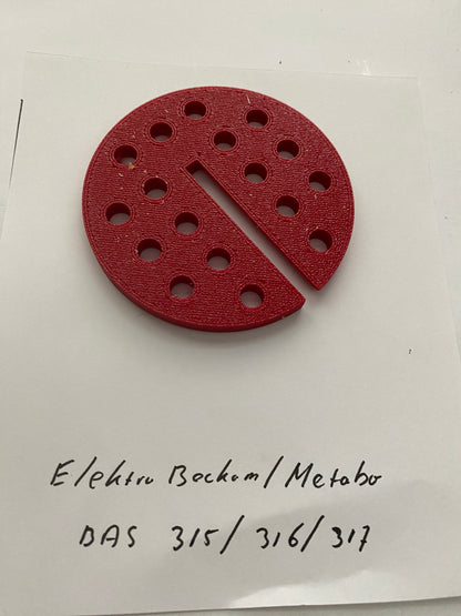 2x TOOLAX Bandsaw Table Insert to fit Electra Beckum or Metabo BAS 315 316 317