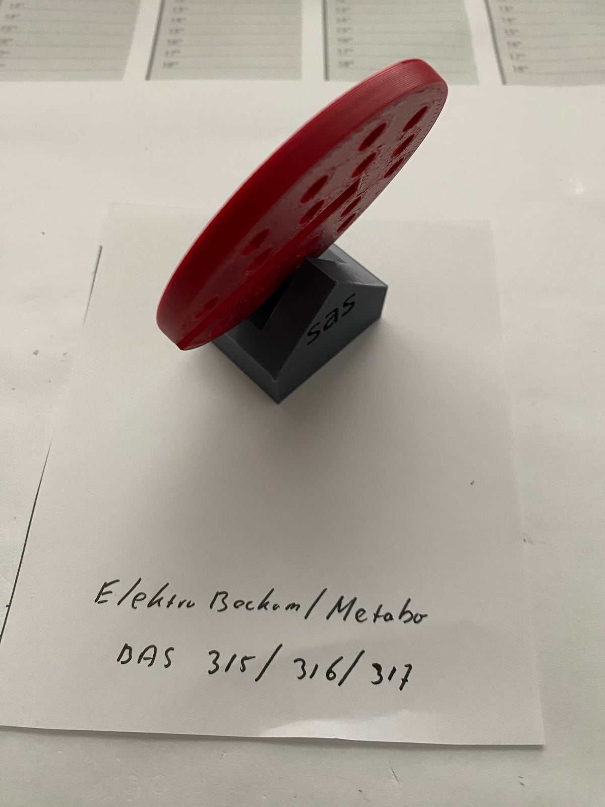 2x TOOLAX Bandsaw Table Insert to fit Electra Beckum or Metabo BAS 315 316 317