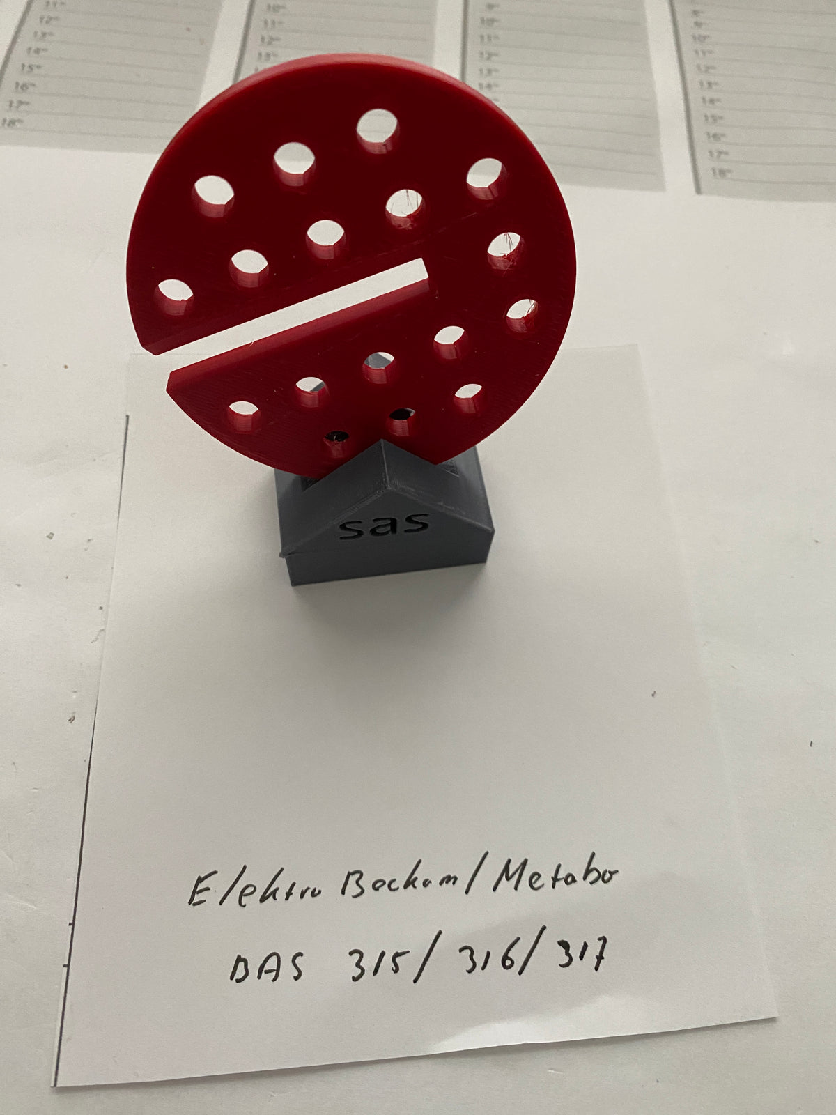 2x TOOLAX Bandsaw Table Insert to fit Electra Beckum or Metabo BAS 315 316 317