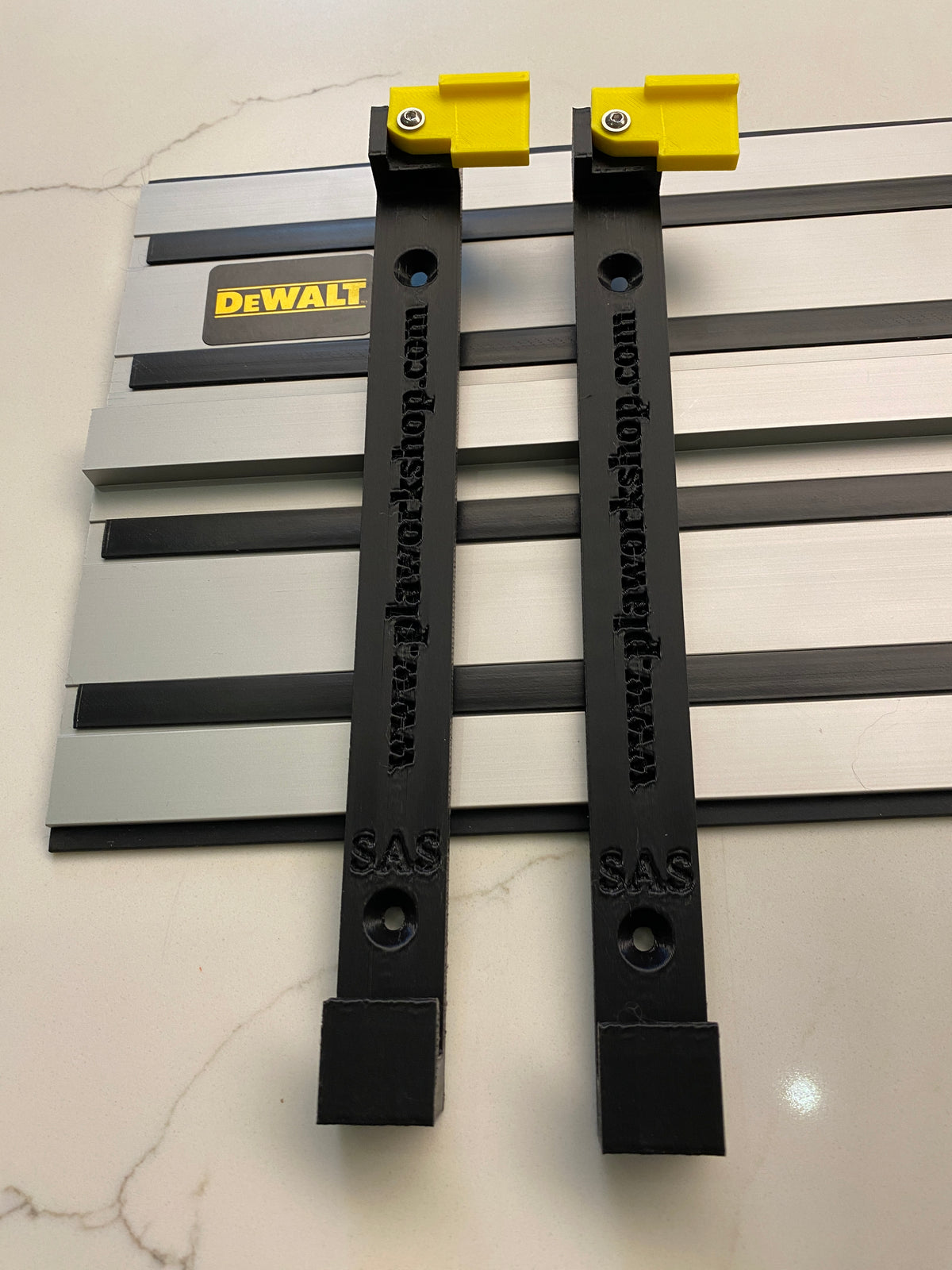TOOLAX Guide Rail Track Rack / Track Saw Wall Mounting Brackets. 1 PAIR