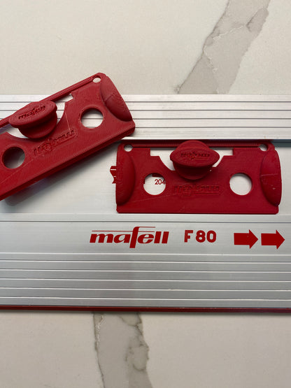 Plunge Stops /Guide Rail Stops / Track Limits / Anti Kickback /  Repetitive Cuts 1 PAIR to fit Mafell Guide Rail
