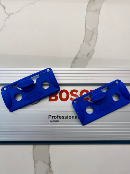 Tauchsägenanschläge / Führungsschienenanschläge / Schienenbegrenzungen / Rückschlagschutz / Wiederholschnitte 1 PAAR passend für Bosch Führungsschiene