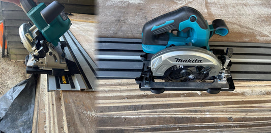 Makita DHS660 / XSH04 Adapterbasis unterstützt 90° und 45° Schnitte für Dewalt Schiene