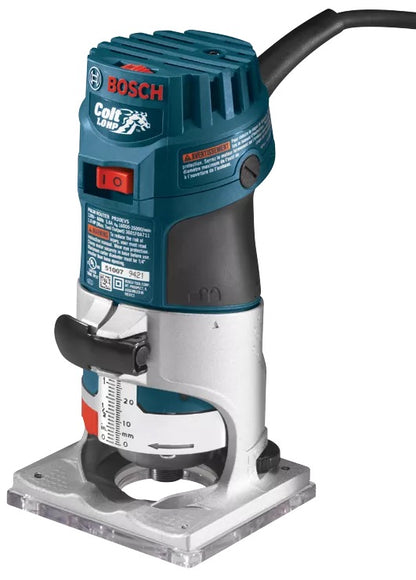 Bosch PR20EVS Trim Router Plunge Base Guide Rail Adapter to Festool Track / Guide Rail