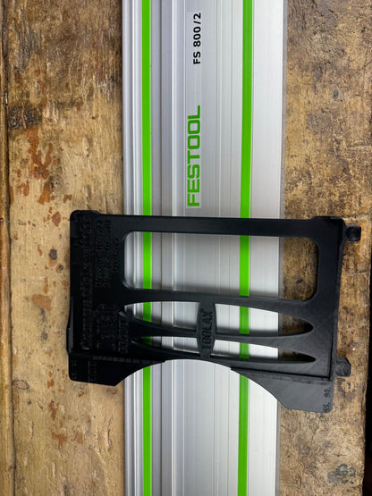 TOOLAX Führungsschienenadapterbasis – Perfekte 45° & 90° Schnitte, kompatibel mit Dewalt Kreissägen DCS570, DWE575, DCS575, DCS578, DCS573 – Passend für Festool Führungsschiene  