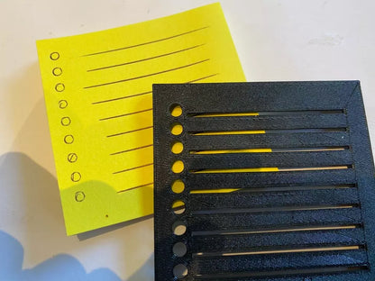 Pochoir de liste de tâches pense-bête Organiseur de cases à cocher