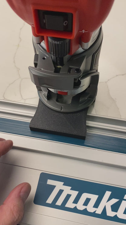 Milwaukee Router M18 FUEL Plunge Base Guide Rail Adapter for Makita guide rail