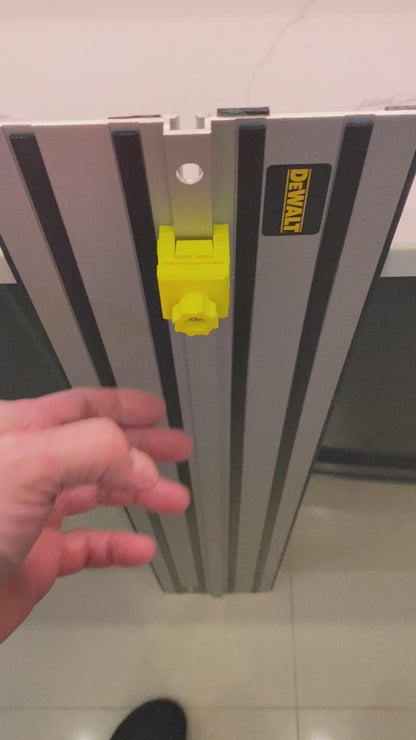 Tauchsägenanschläge / Führungsschienenanschläge / Schienenbegrenzungen / Rückschlagschutz / Wiederholschnitte 1 PAAR passend für Dewalt Führungsschiene