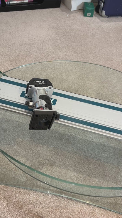 Trend T18S / R 14B kantenfrees geleiderailadapter voor Makita-geleiderail