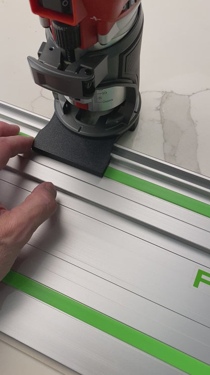Adaptateur de rail de guidage Milwaukee Router M18 FUEL pour rail de guidage Festool