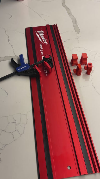Milwaukee invalzaag geleiderailklem adaptervoeten - passend op WORKPRO snelspanklem