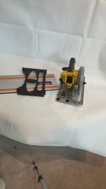 DeWalt DCS572 Adapterbasis / Grondplaat / Zool voor Cirkelzaag, compatibel met Triton geleiderail