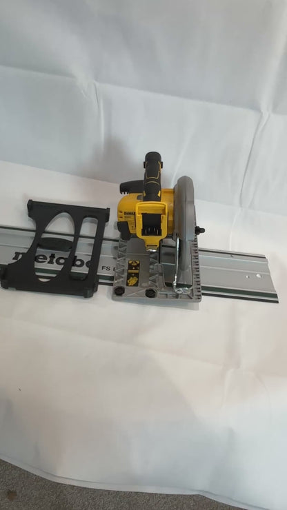 Adaptateur TOOLAX pour scie circulaire Dewalt DCS572 – Compatible avec le rail de guidage Metabo
