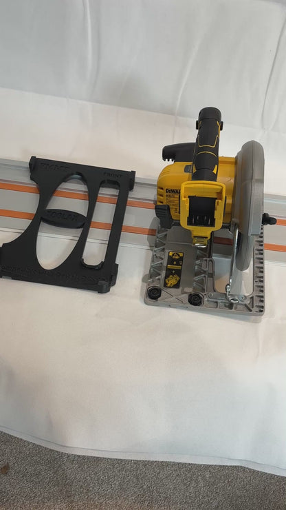 Dewalt DCS572 Adapterplatte / Gleitplatte / Schuh für Kreissäge kompatibel mit Evolution Führungsschiene