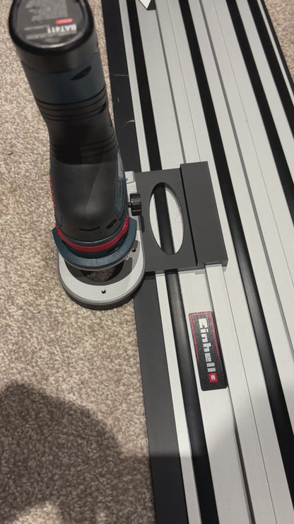 Bosch GKF 12V-8 Akku-Kantenfräser Basis Führungsschienenadapter für Einhell Schiene / Führungsschiene