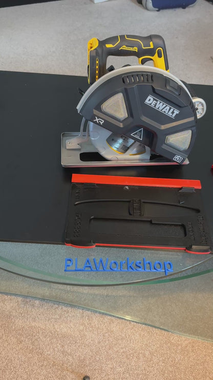 Dewalt DCS383 Metal Saw Adaptor base / Skid plate for Circular Saw to fit Scheppach Guide rail