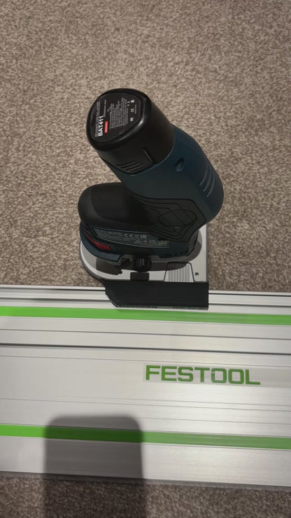 Adaptateur de base de défonceuse sans fil Bosch GKF 12V-8 pour rail de guidage Festool