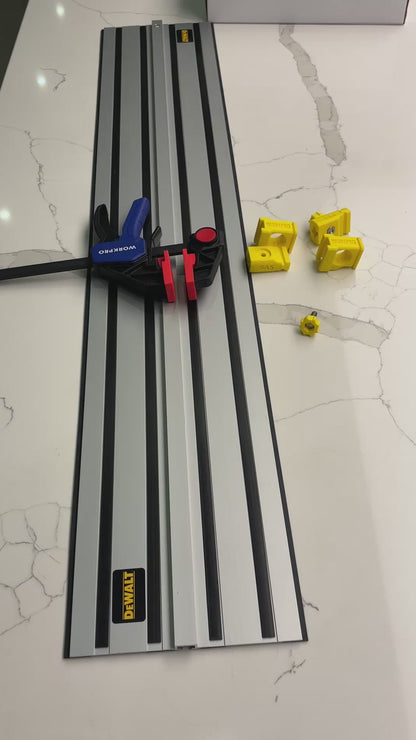 Pieds adaptateurs de serre-rail de guidage Dewalt pour scie plongeante - pour s'adapter à la pince rapide WORKPRO